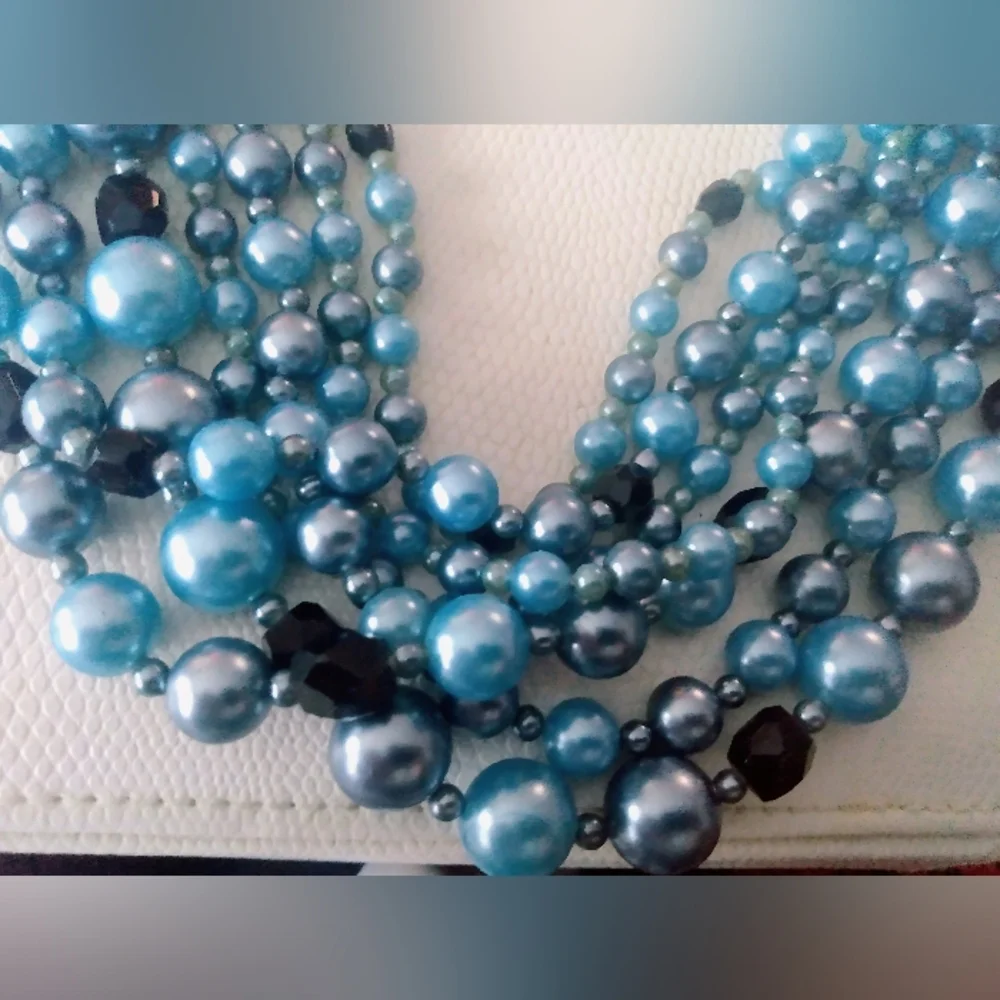 Vintage necklace & earrings - Picture 3 of 3